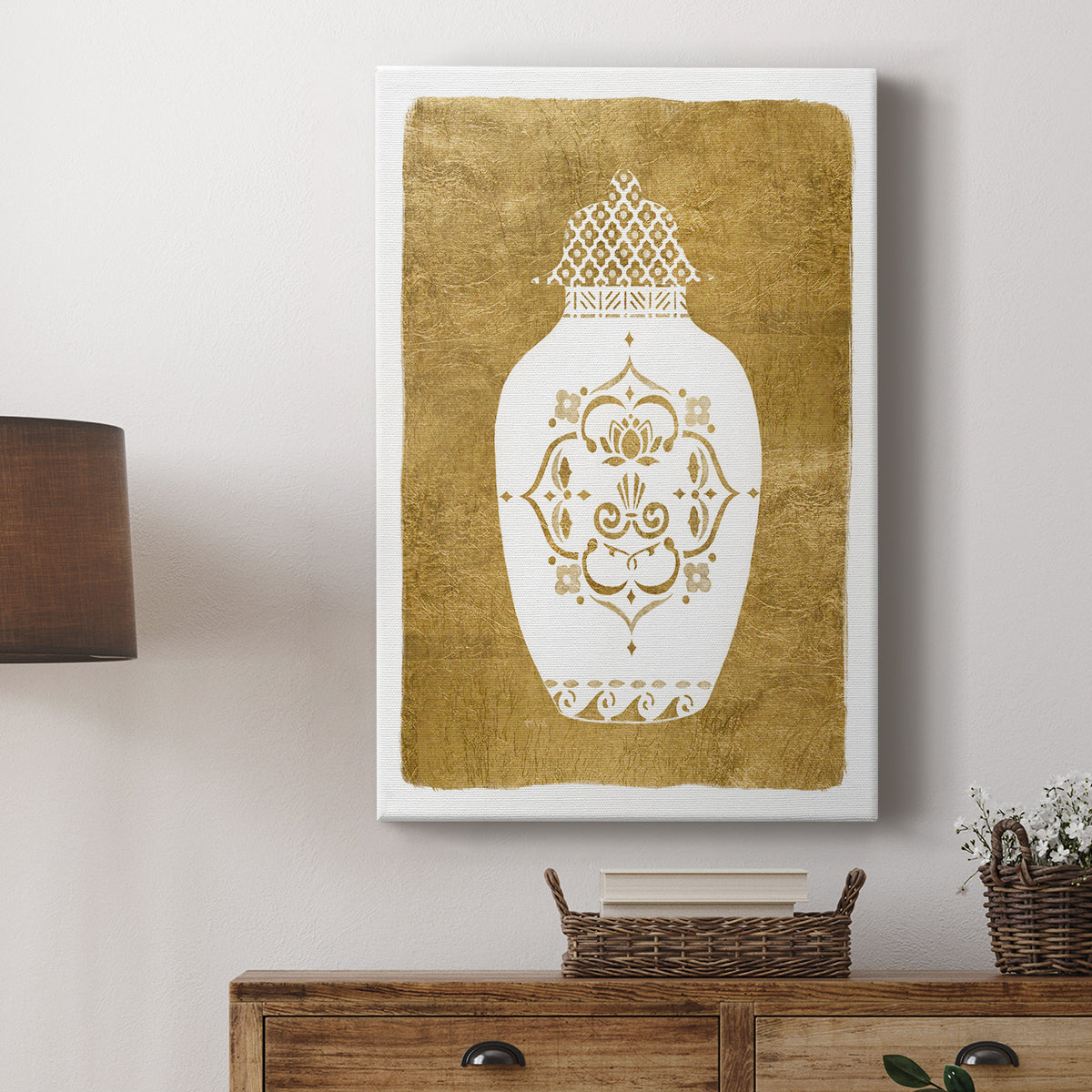 Golden Urn I - Canvas Art Print
