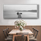 Black & White Water Panel XII - Floater Framed Canvas Print