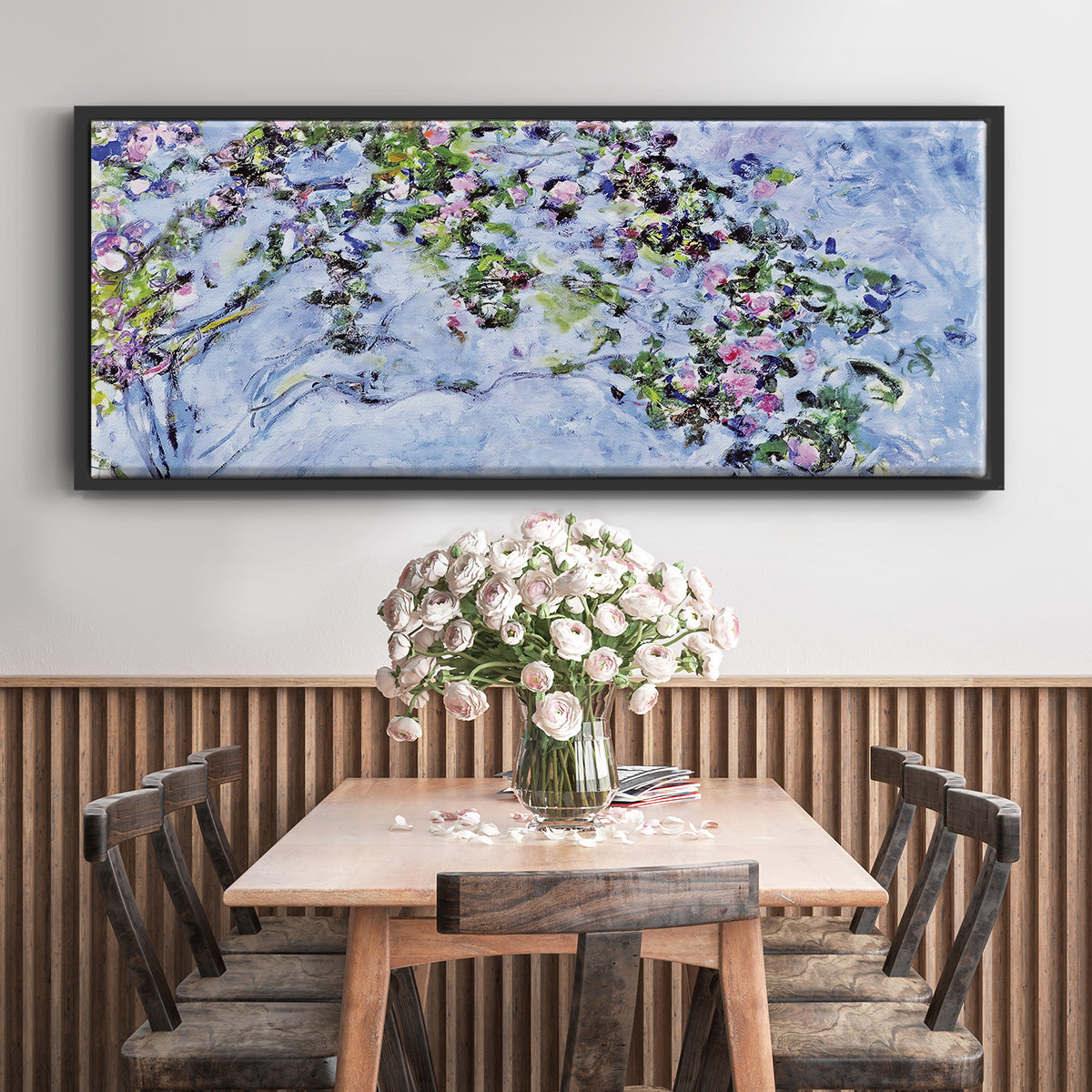 The Rose Bush, 1925 - Floater Framed Canvas Print