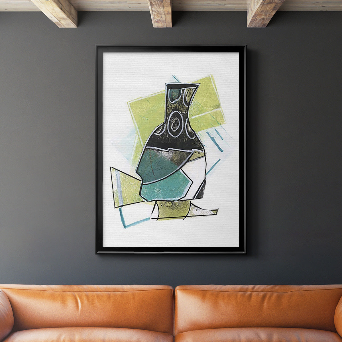 Jubilee Jugs II - Modern Framed Canvas Print