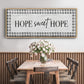 Hope Sweet Hope - Floater Framed Canvas Print