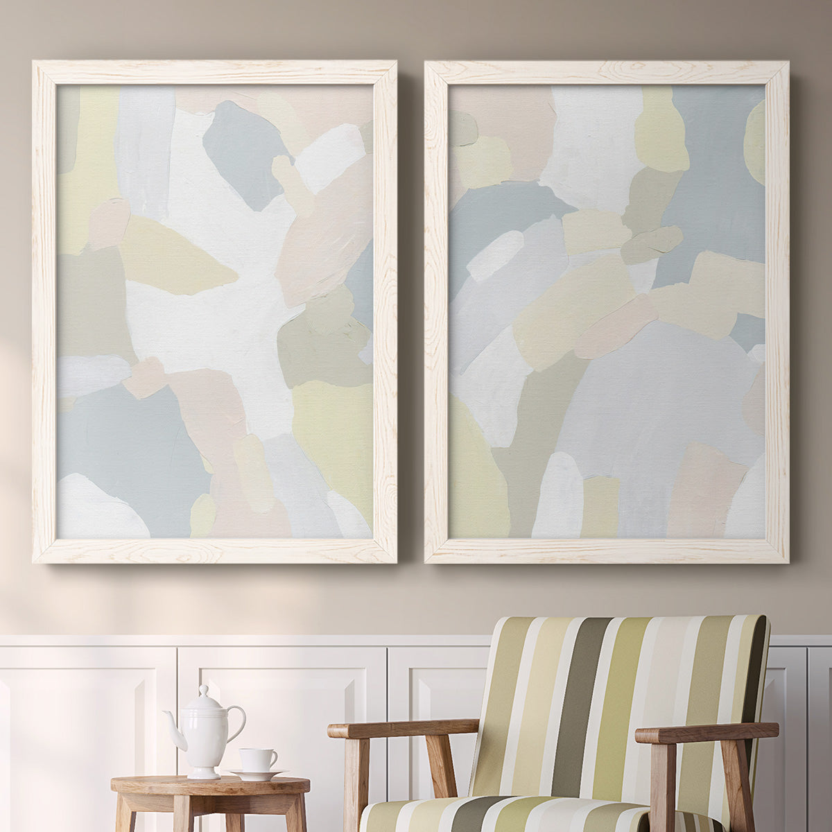 Sweet River I - Premium Framed Canvas 2 Piece Set - Ready to Hang