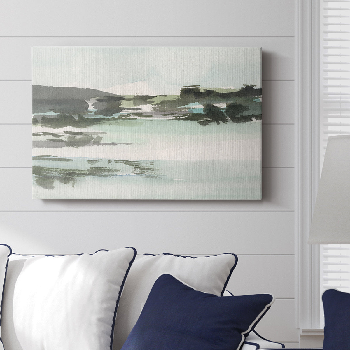 Turquoise Marsh II - Canvas Art Print