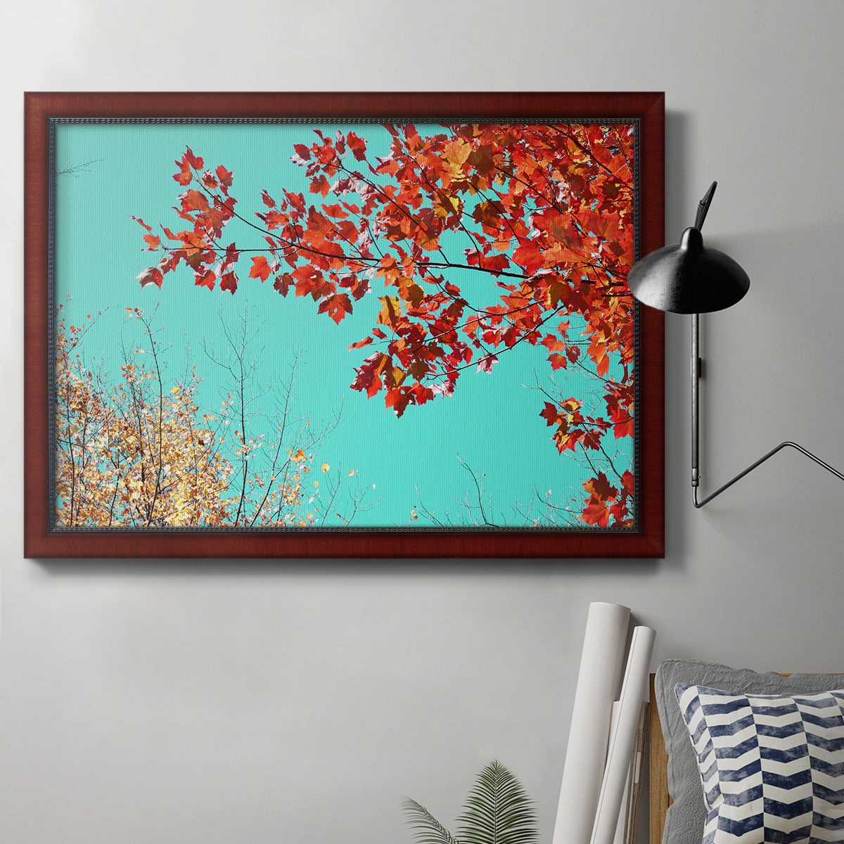 Autumn Tapestry I - Ornate Framed Canvas Print