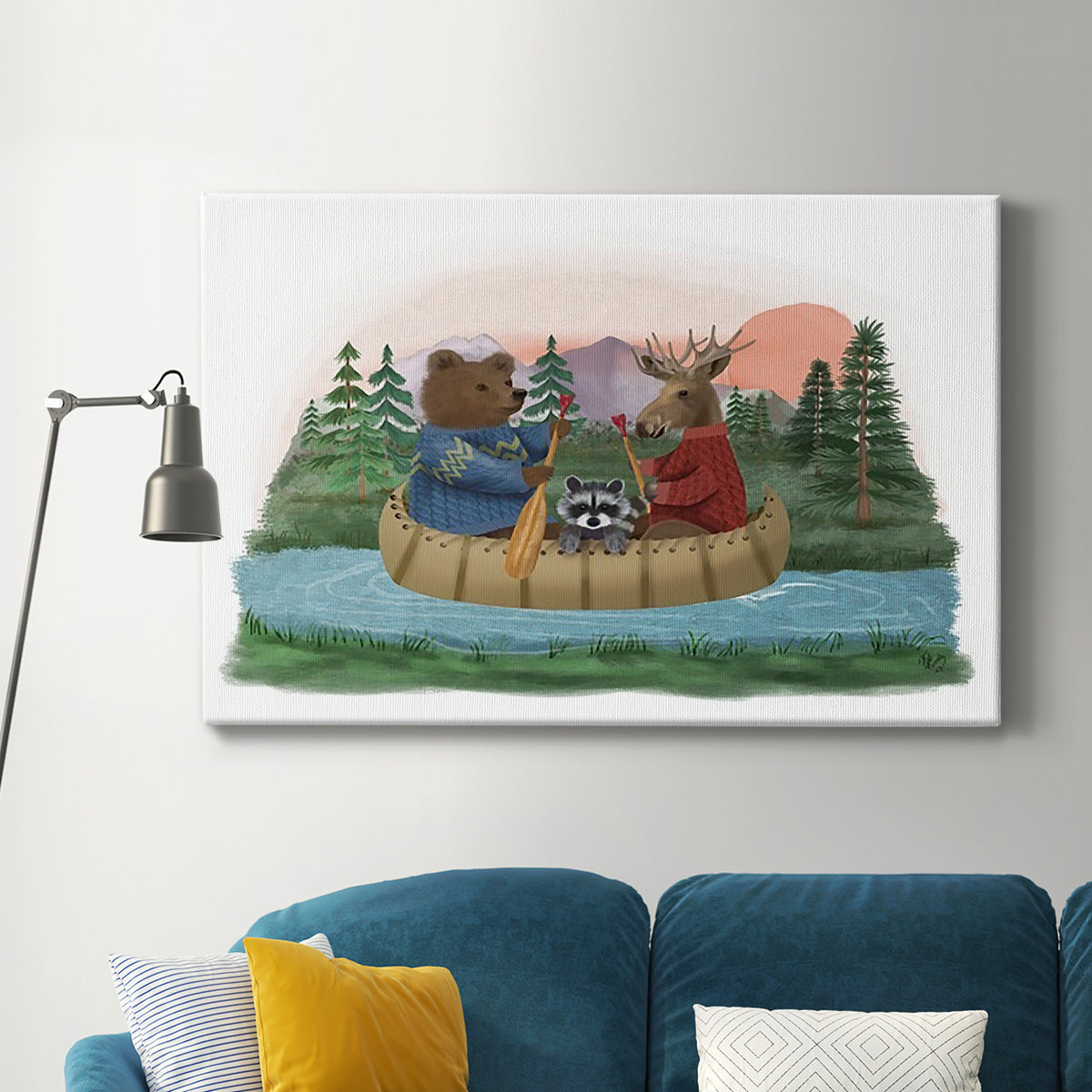 River Trip Premium Gallery Wrapped Canvas - Ready to Hang