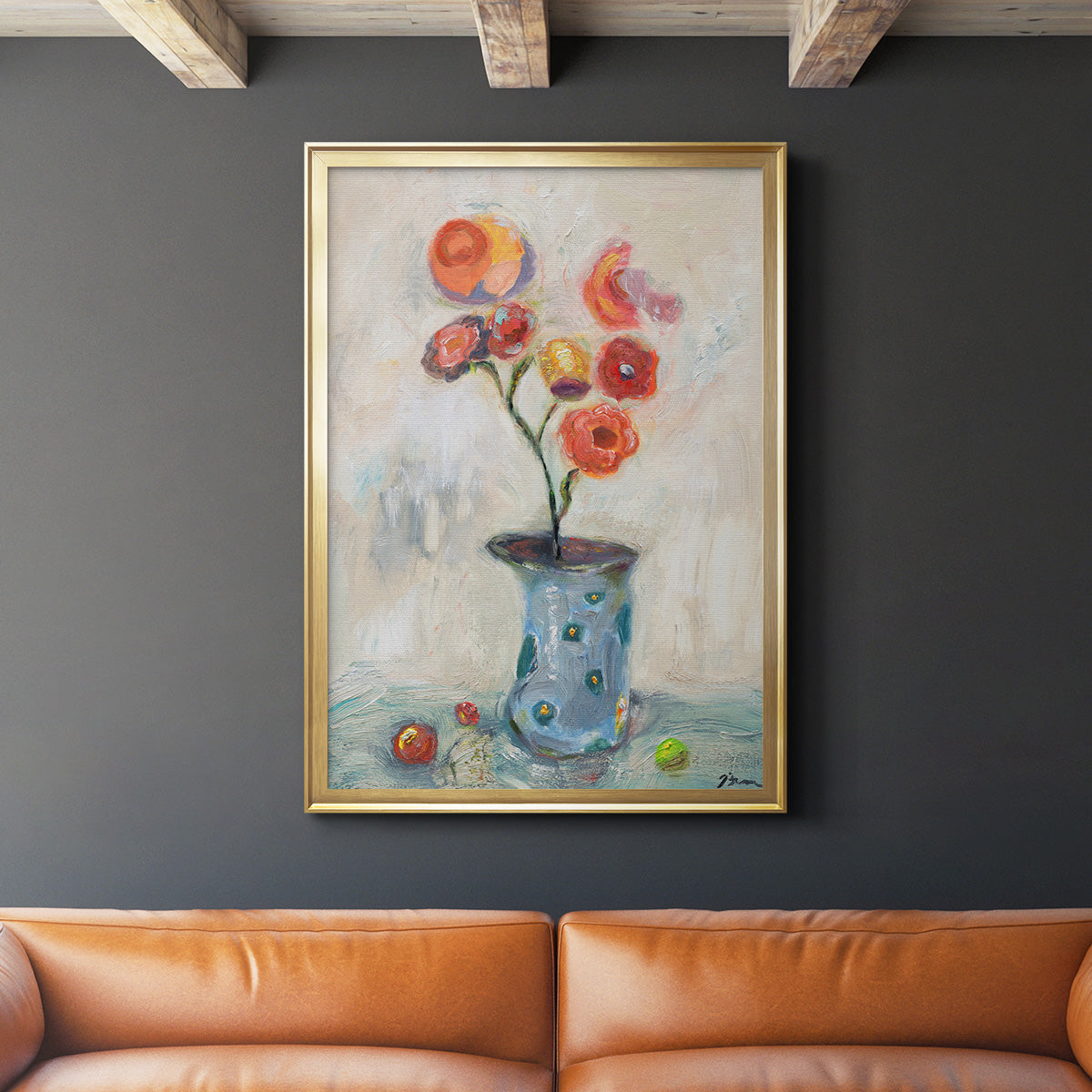 Fruit of Life - Modern Framed Canvas Print