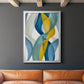 Horizontal Bands II - Modern Framed Canvas Print