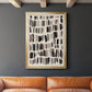 Chalk and Flint II - Modern Framed Canvas Print