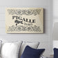 Antique French Label III - Canvas Art Print