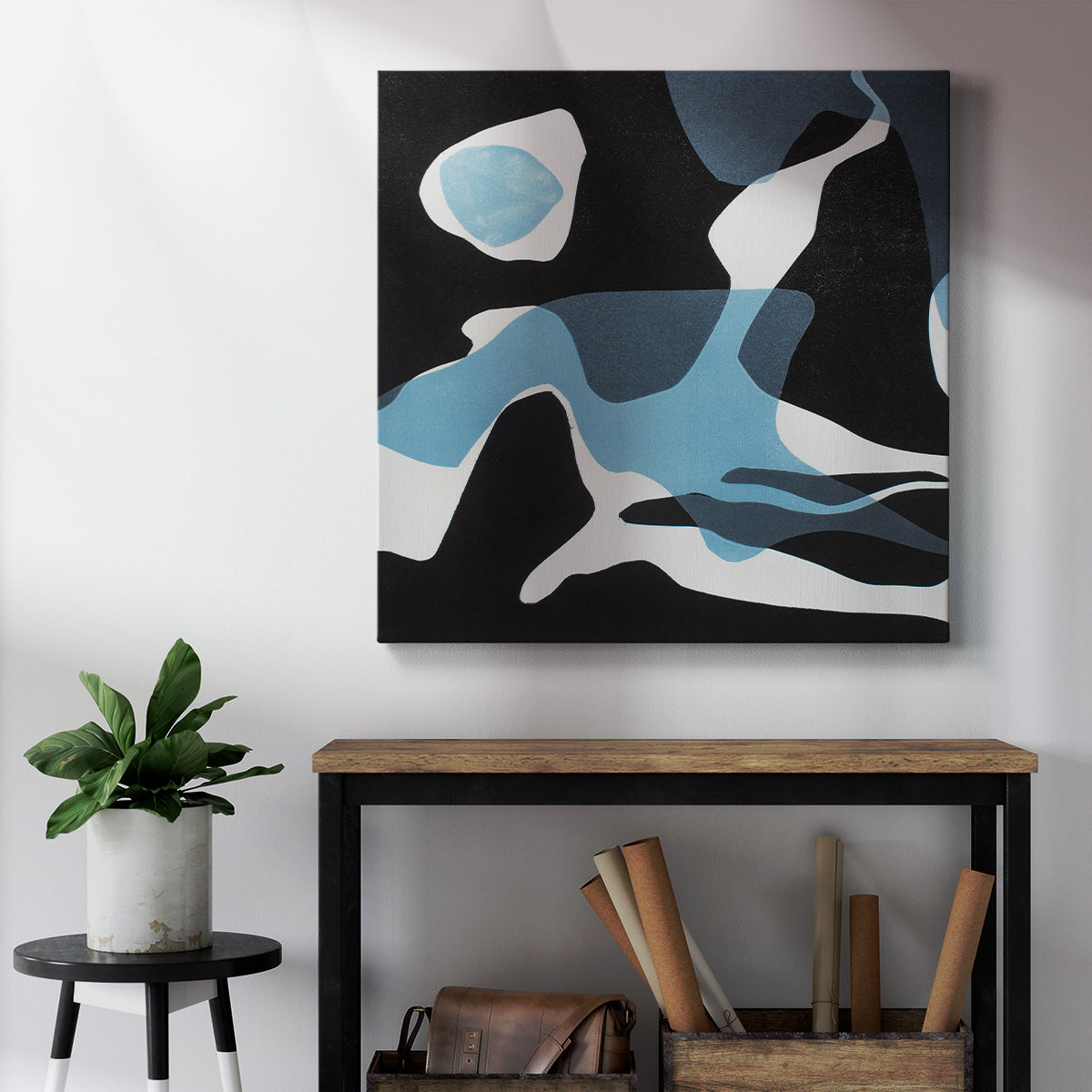 Rivers & Stones I - Canvas Art Print