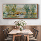 Trees on the Creek II - Floater Framed Canvas Print