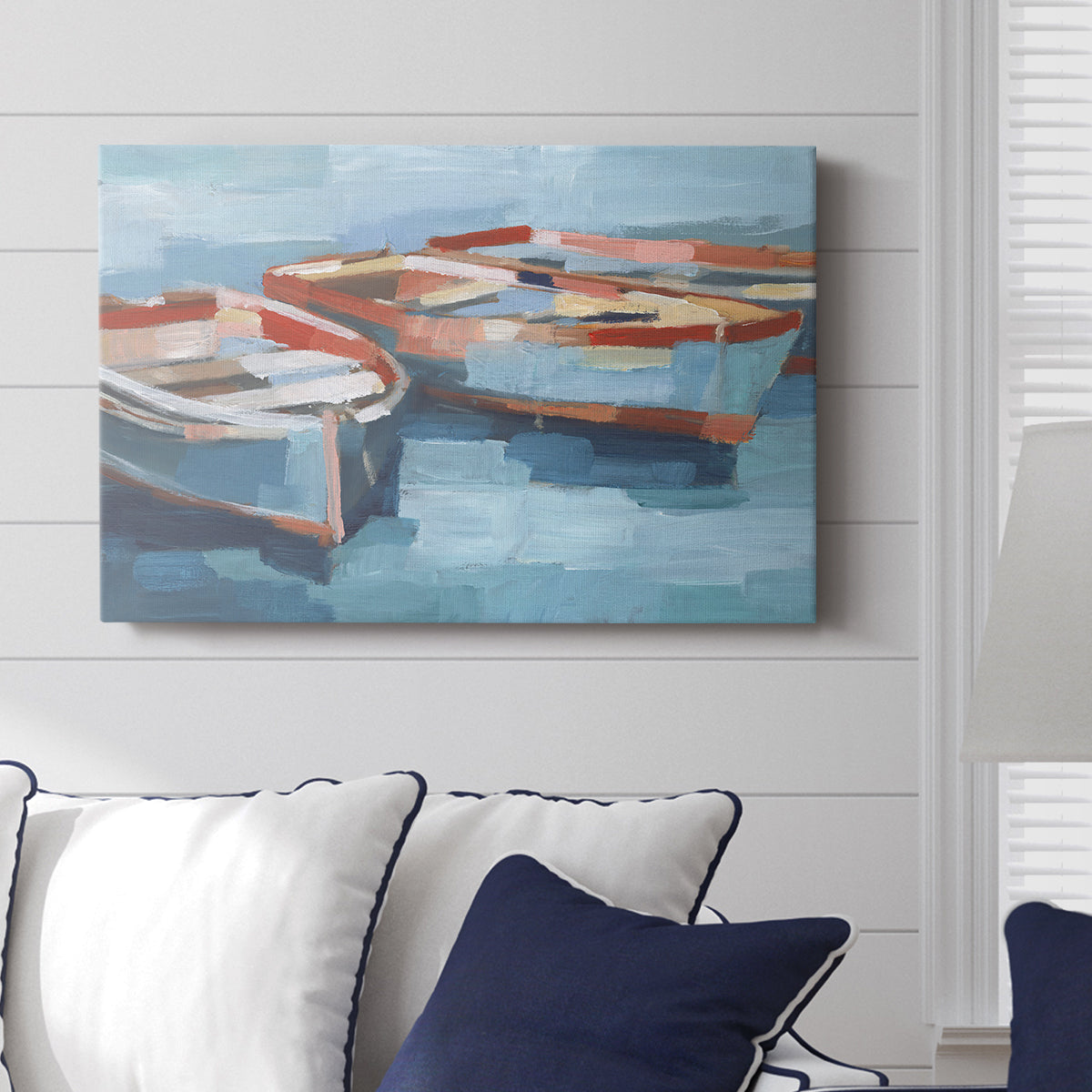 Primary Boats II - Canvas Art Print