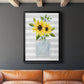 Sunflower Perfume I - Modern Framed Canvas Print