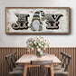 Winter Wonderland Friend Joy - Floater Framed Canvas Print