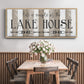 Simple at the Lake House - Floater Framed Canvas Print