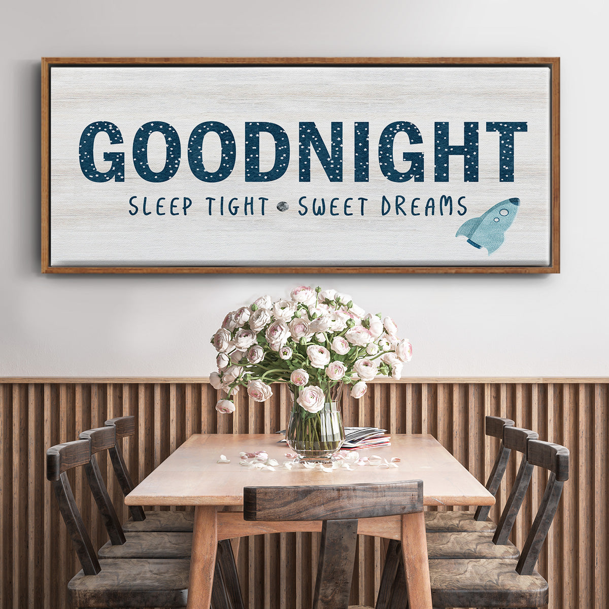 Sleep Tight Sweet Dreams - Floater Framed Canvas Print
