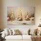 Golden Yule Serenade - Canvas Art Print