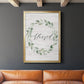 Blessed Wreath - Modern Framed Canvas Print