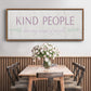 Kind People - Floater Framed Canvas Print