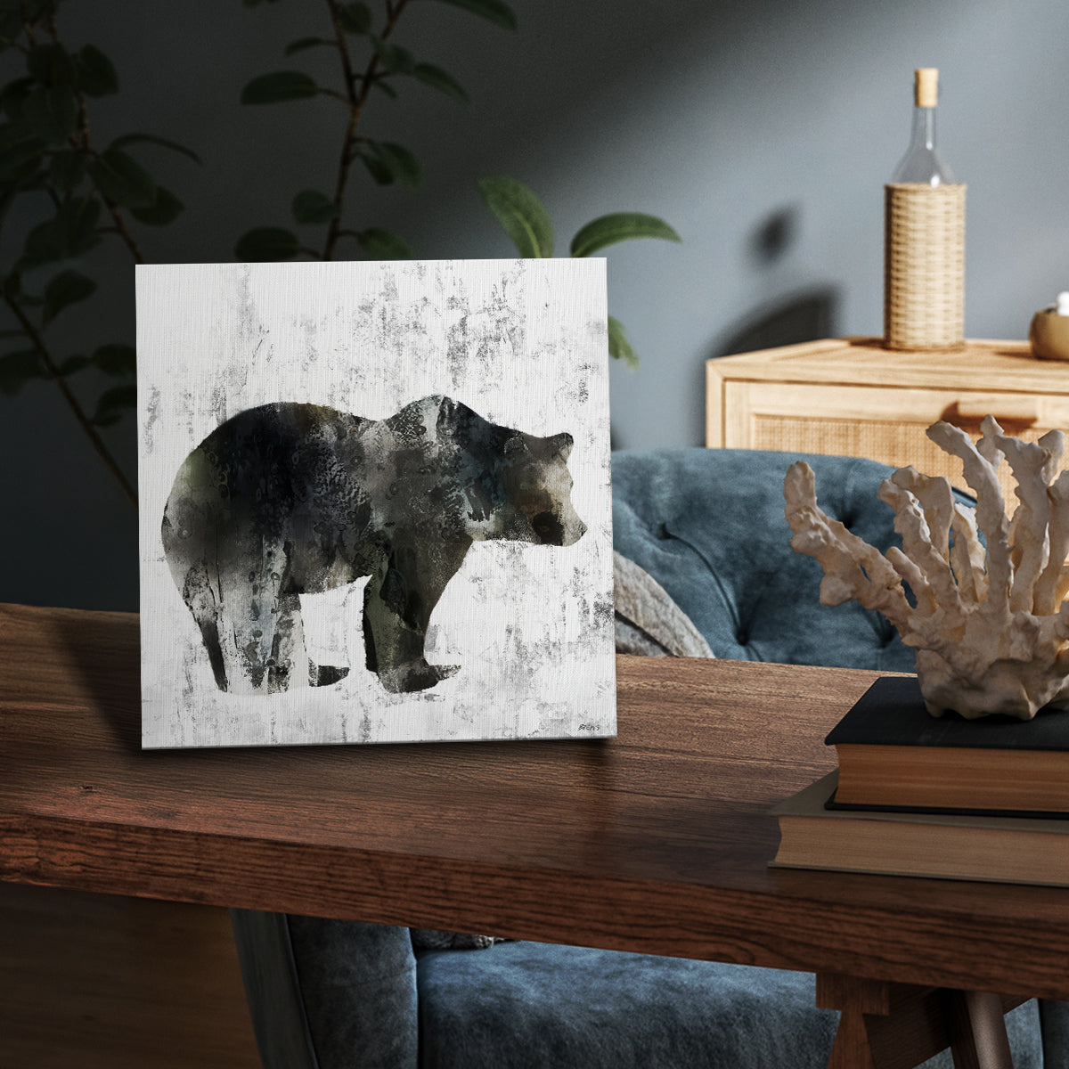 BEAR TOTEM - Canvas Art Print