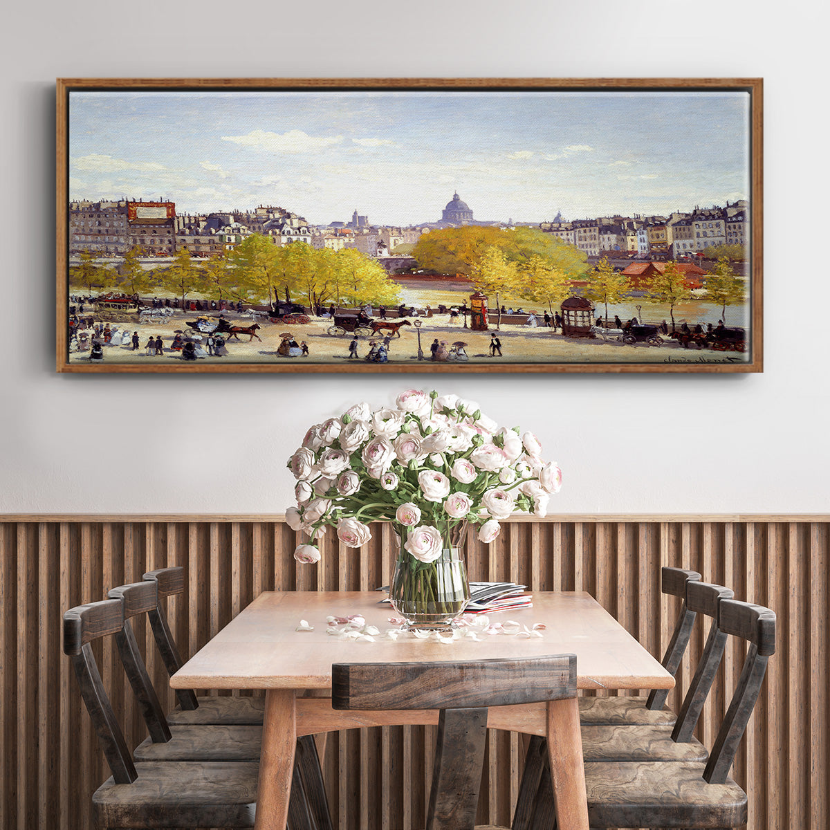 Que Du Lourve, 1867 - Floater Framed Canvas Print