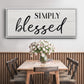 Simply - Floater Framed Canvas Print