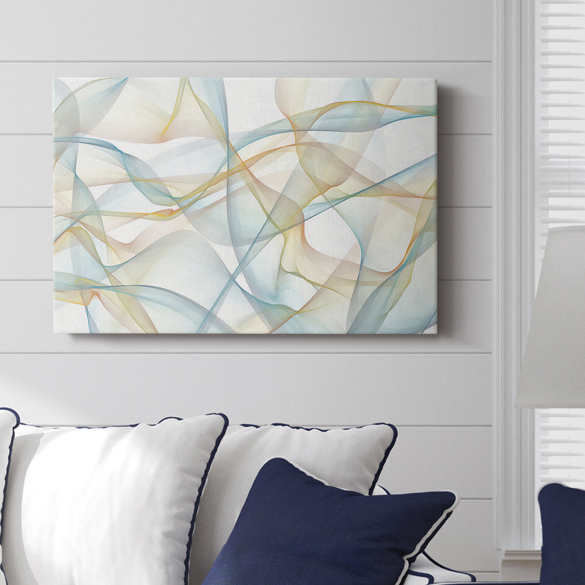 Curves and Waves VI - Canvas Art Print