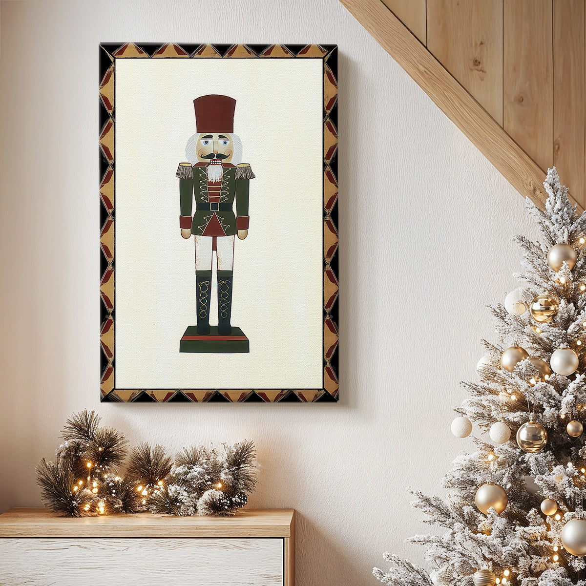 Pearled Serenade of Fir - Canvas Art Print