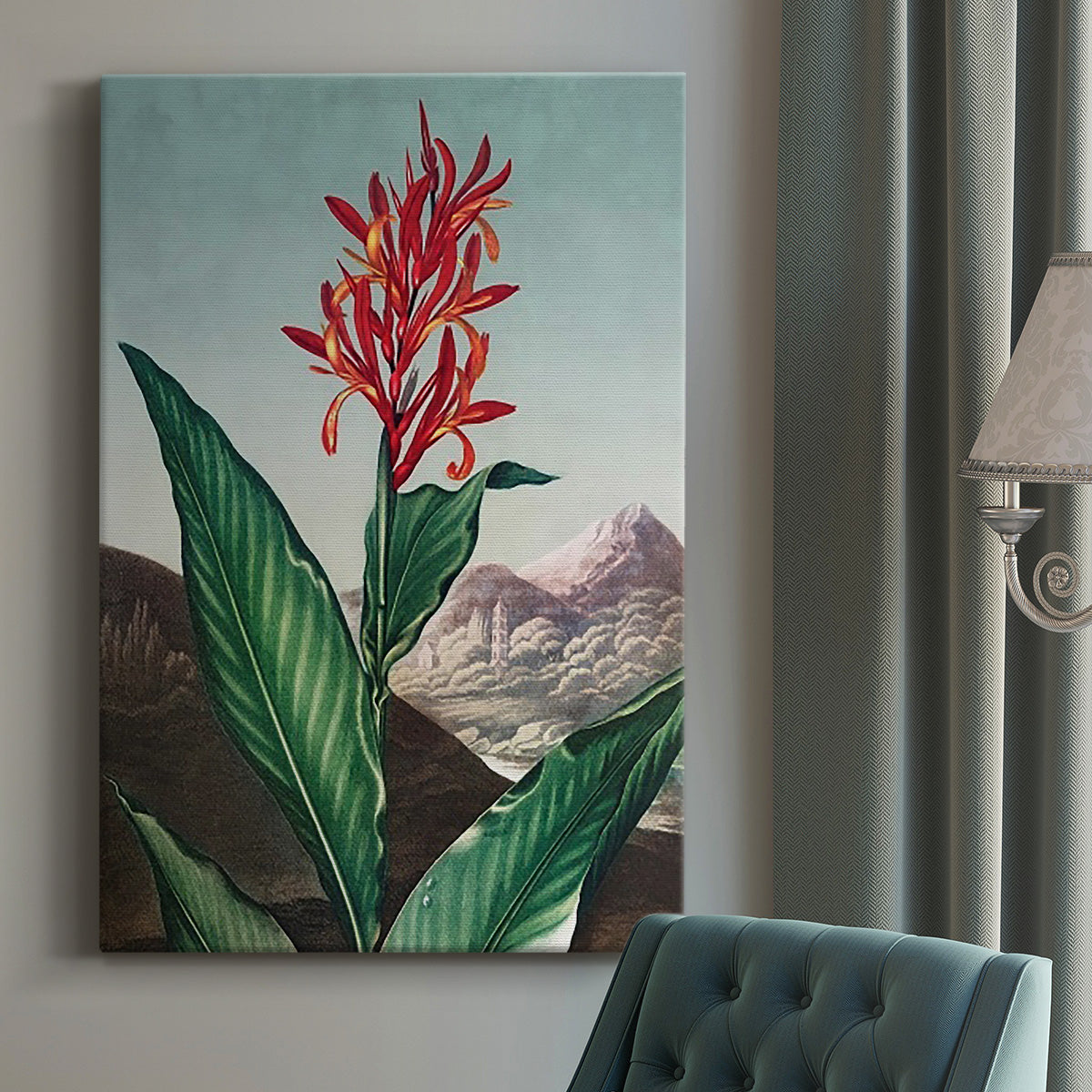 Temple of Flora I - Canvas Art Print