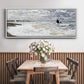 The Sea at Le Havre, 1868 - Floater Framed Canvas Print