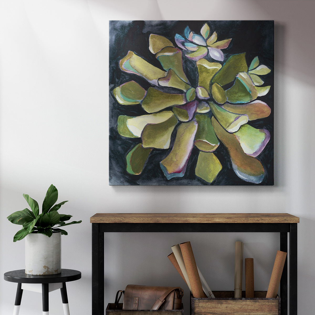 Succulent Rosette I - Canvas Art Print