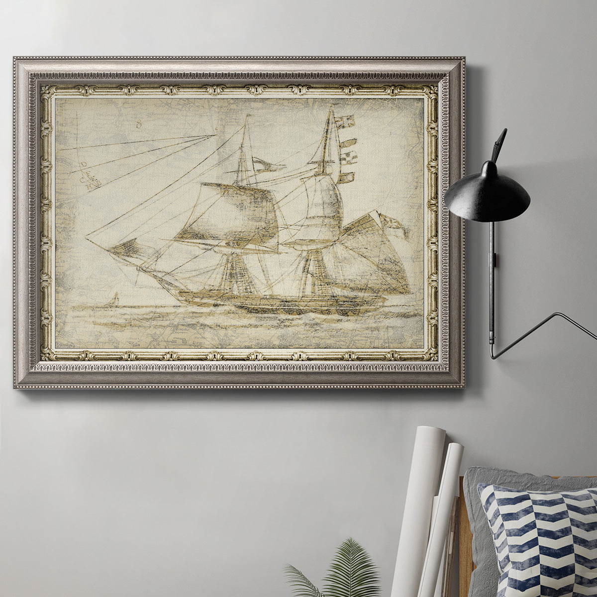 Ghost Ship II Premium Framed Canvas- Ready to Hang