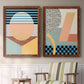 Modern Memphis III - Premium Framed Canvas 2 Piece Set - Ready to Hang