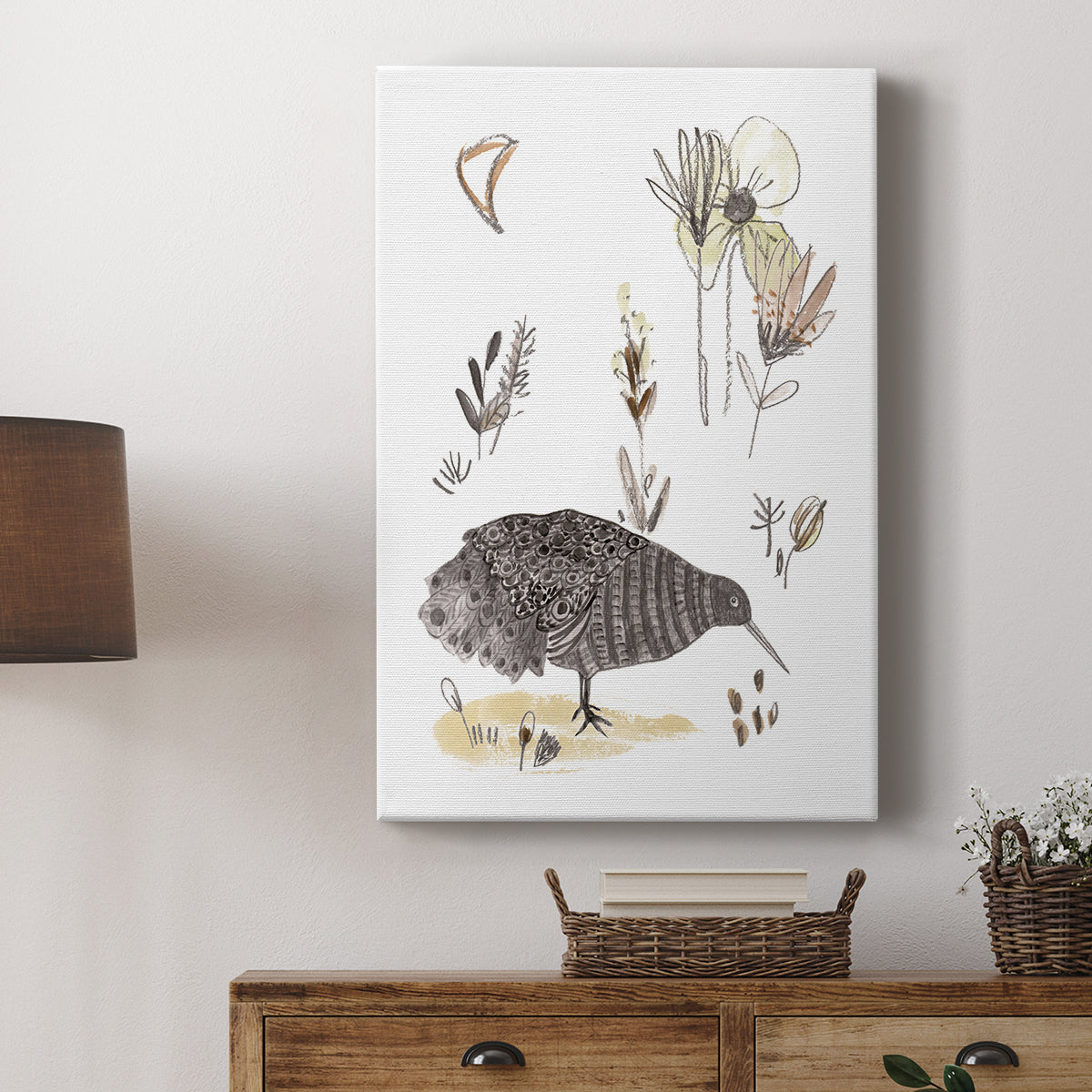 Glowing Garden at Dusk V - Canvas Art Print