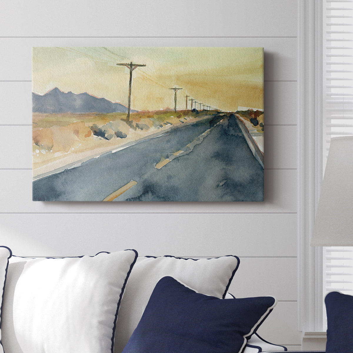 Deserted Highway II - Canvas Art Print