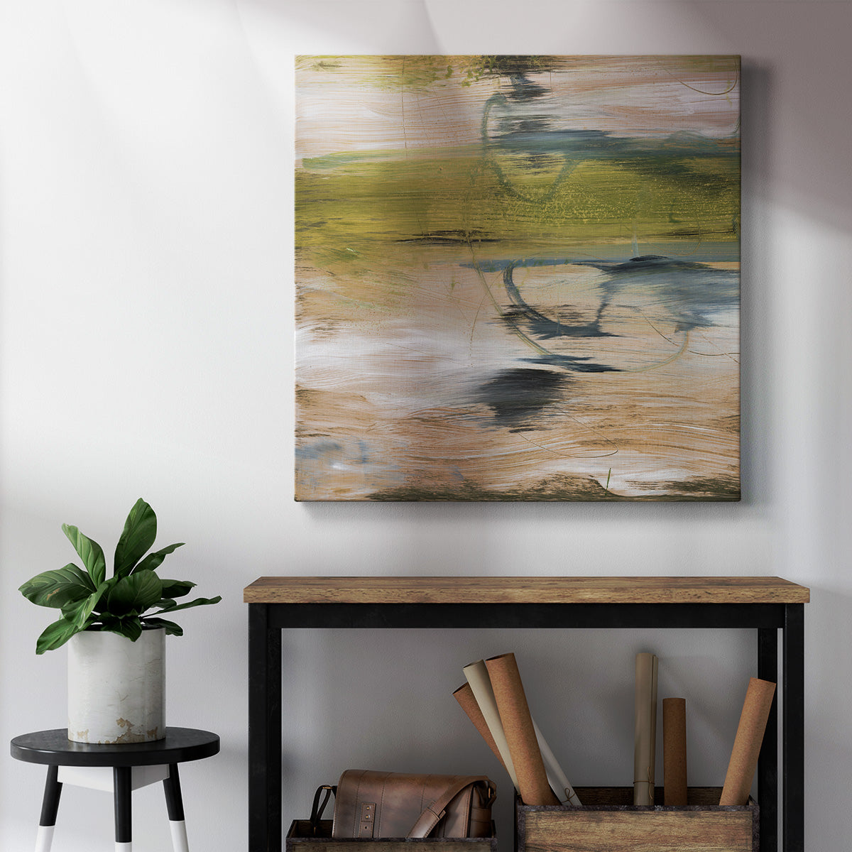 Aquatic Reflections II-Premium Gallery Wrapped Canvas - Ready to Hang