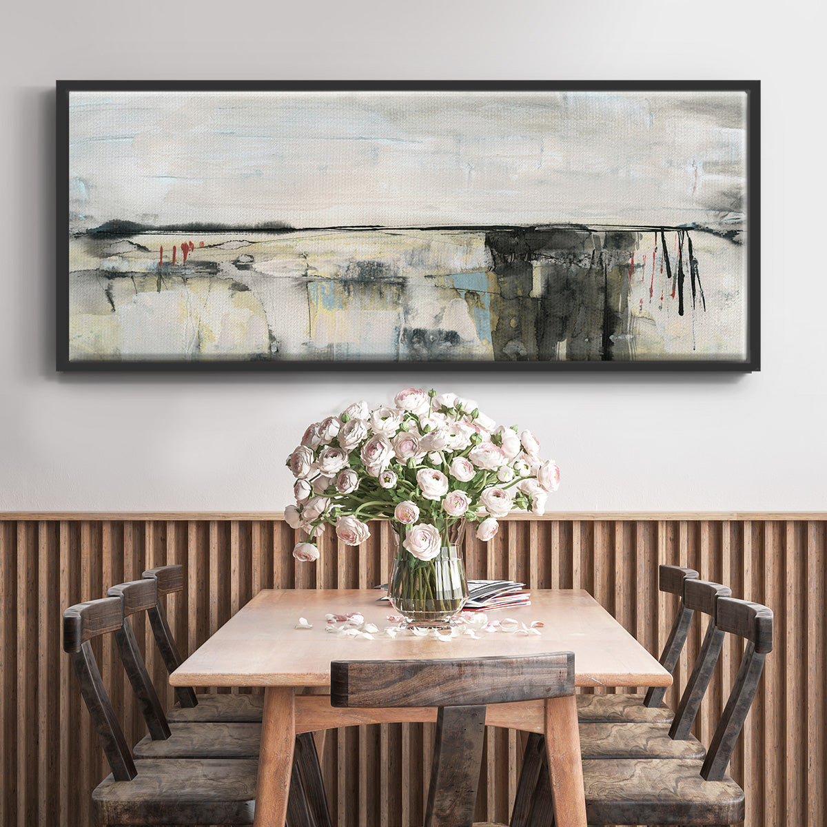 Valley View II - Floater Framed Canvas Print