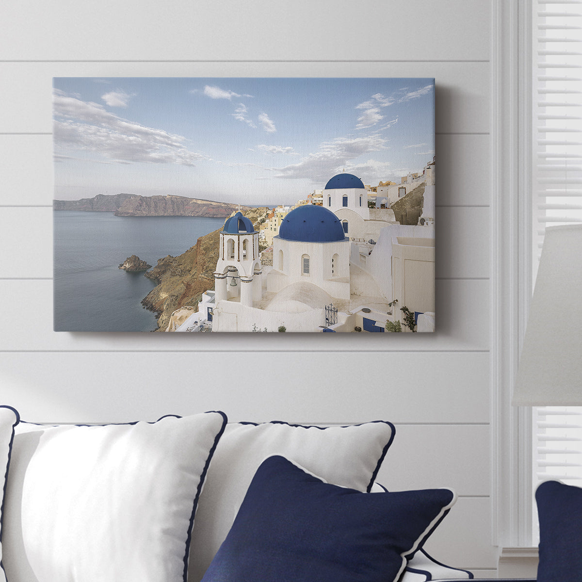 Santorini View - Canvas Art Print