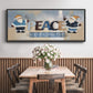 Santa Peace - Floater Framed Canvas Print