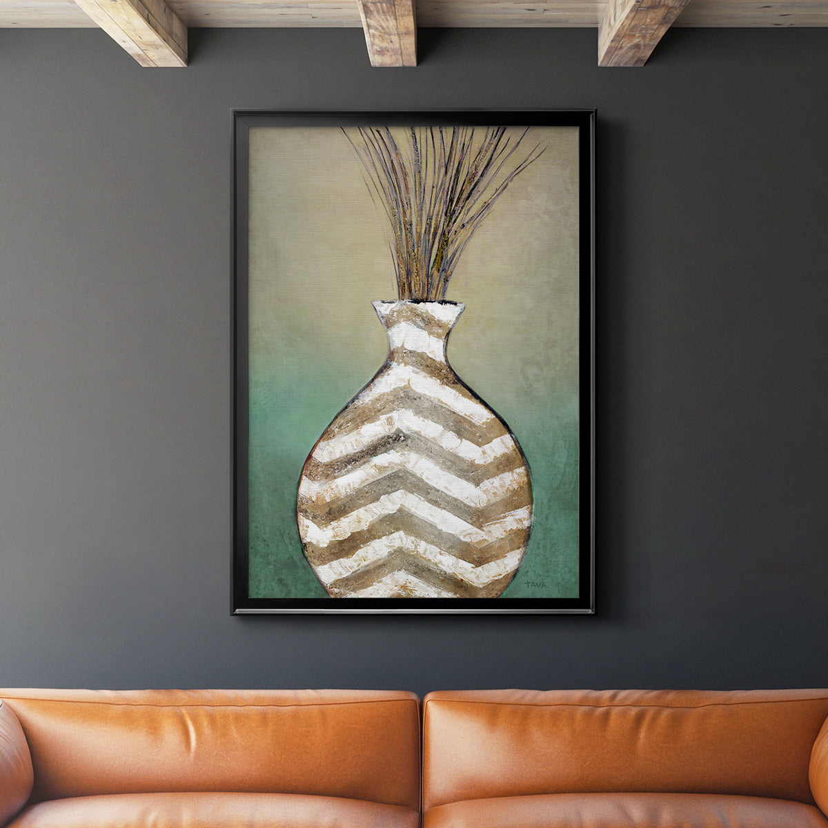 Global Vessel I - Modern Framed Canvas Print