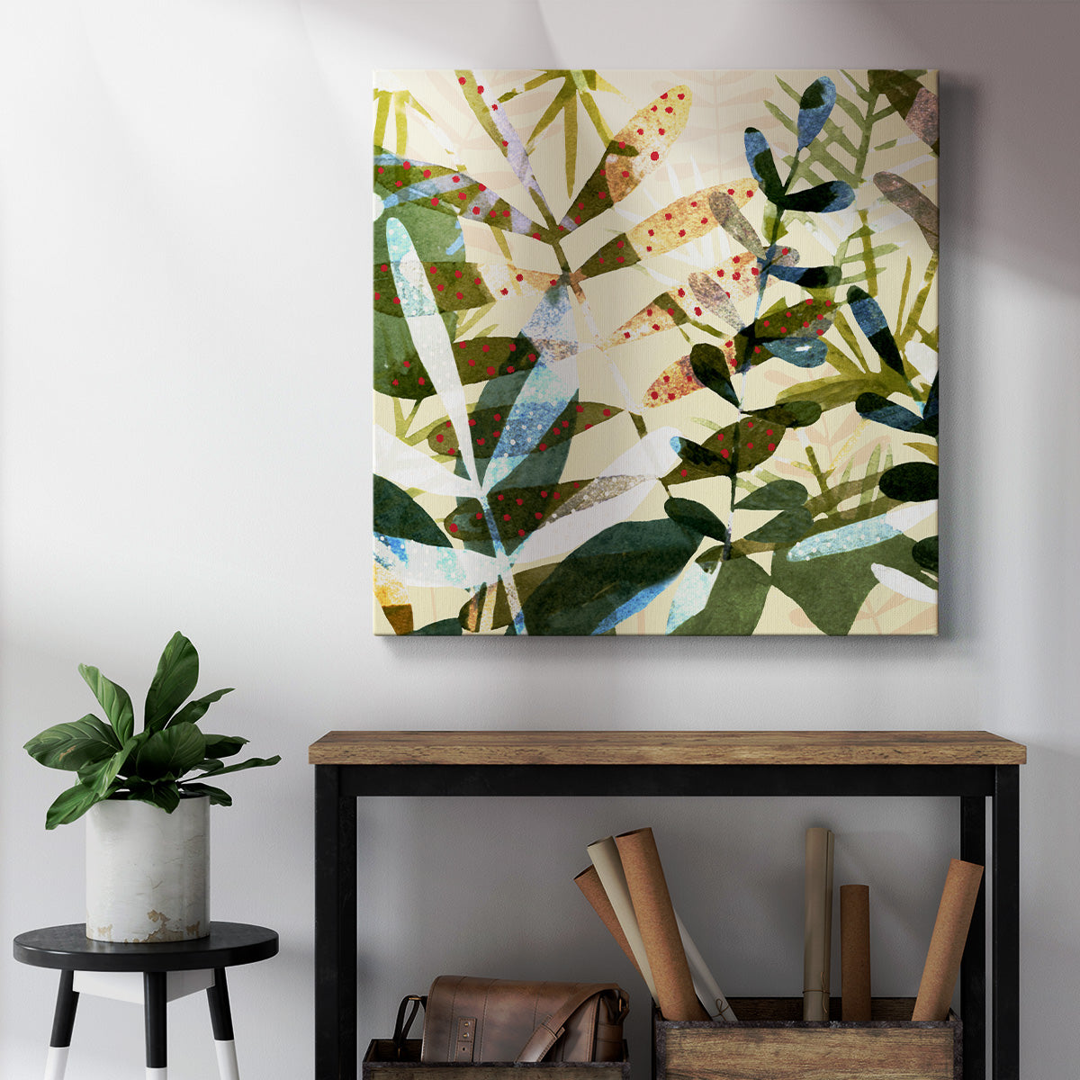 Technicolor Jungle I - Canvas Art Print