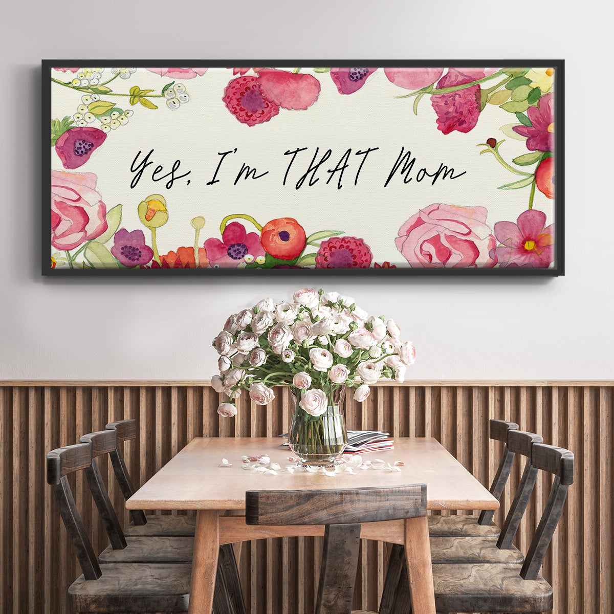 You Da Mom Collection D - Floater Framed Canvas Print