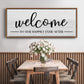 Welcome Ever After - Floater Framed Canvas Print