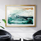 Sea Foam Flow I - Modern Framed Art Print