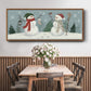 Snowmen VI - Floater Framed Canvas Print