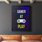 Gamer at Play VI - Modern Framed Canvas Print