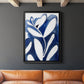 Blue Eucalyptus I - Modern Framed Canvas Print