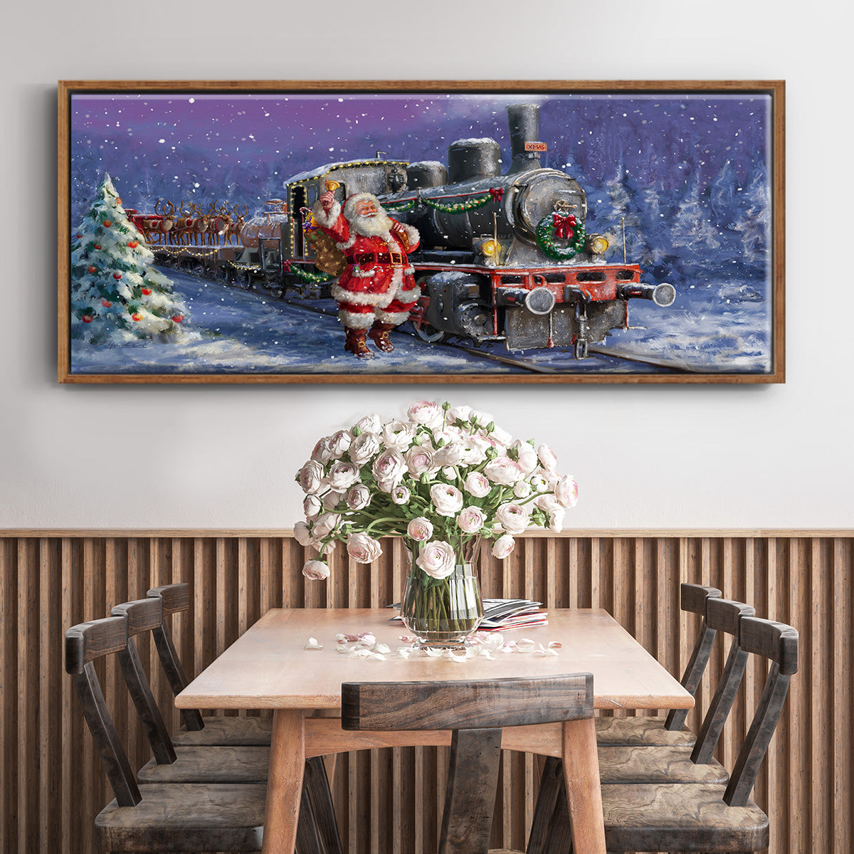 All Aboard - Floater Framed Canvas Print