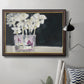 White Flowers in Fuchsia II Premium Framed Canvas- Ready to Hang