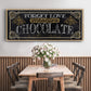 Chocolate - Floater Framed Canvas Print